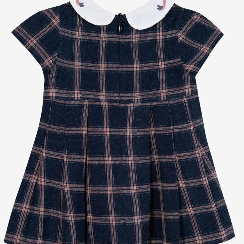 Coton Plaid Dress