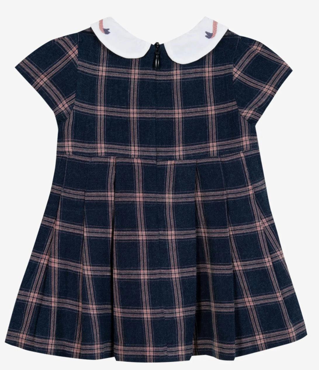 Coton Plaid Dress