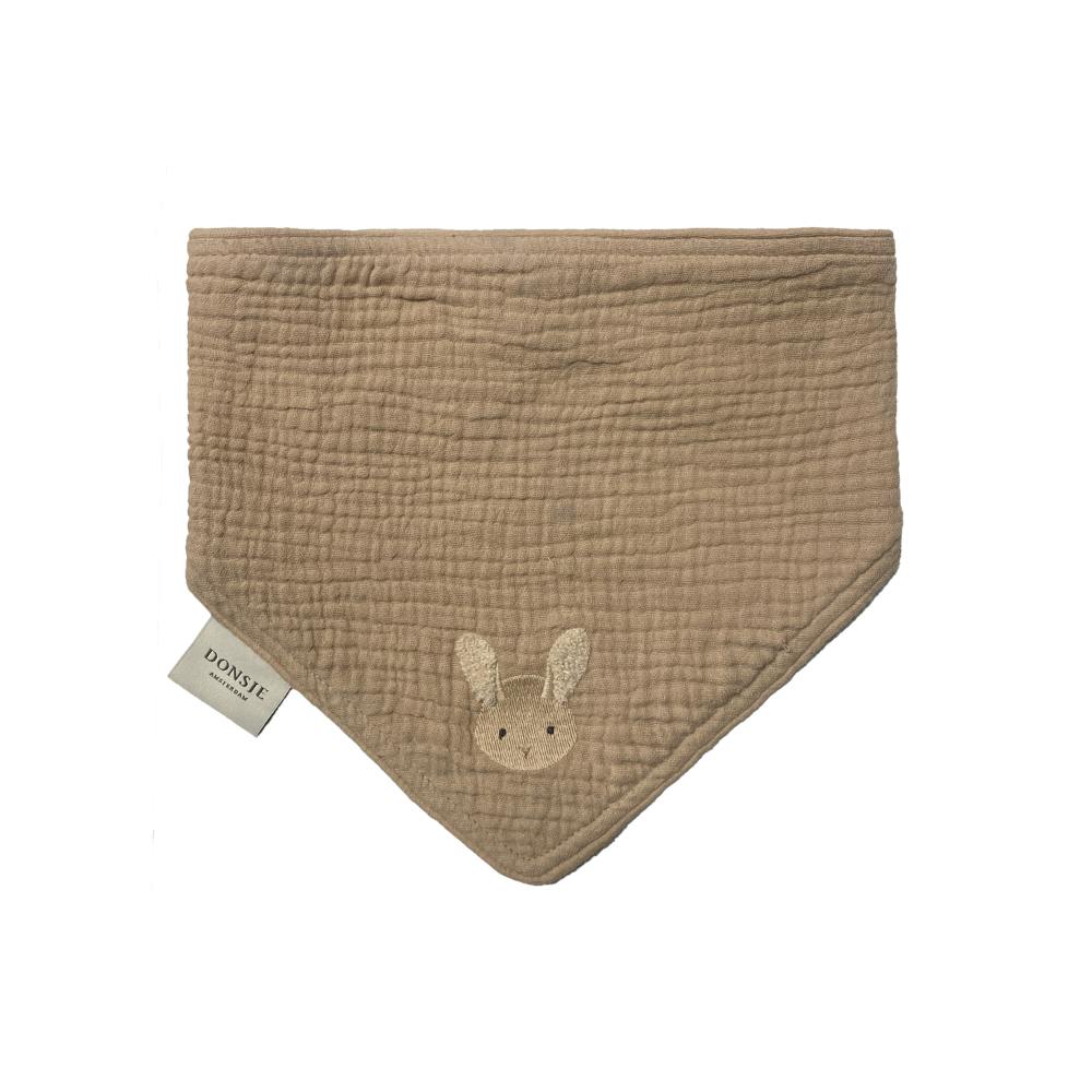 Bintje Bib | Fluffy Bunny | Rose Mocha