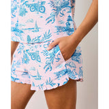 Mermaid Toile, Pink