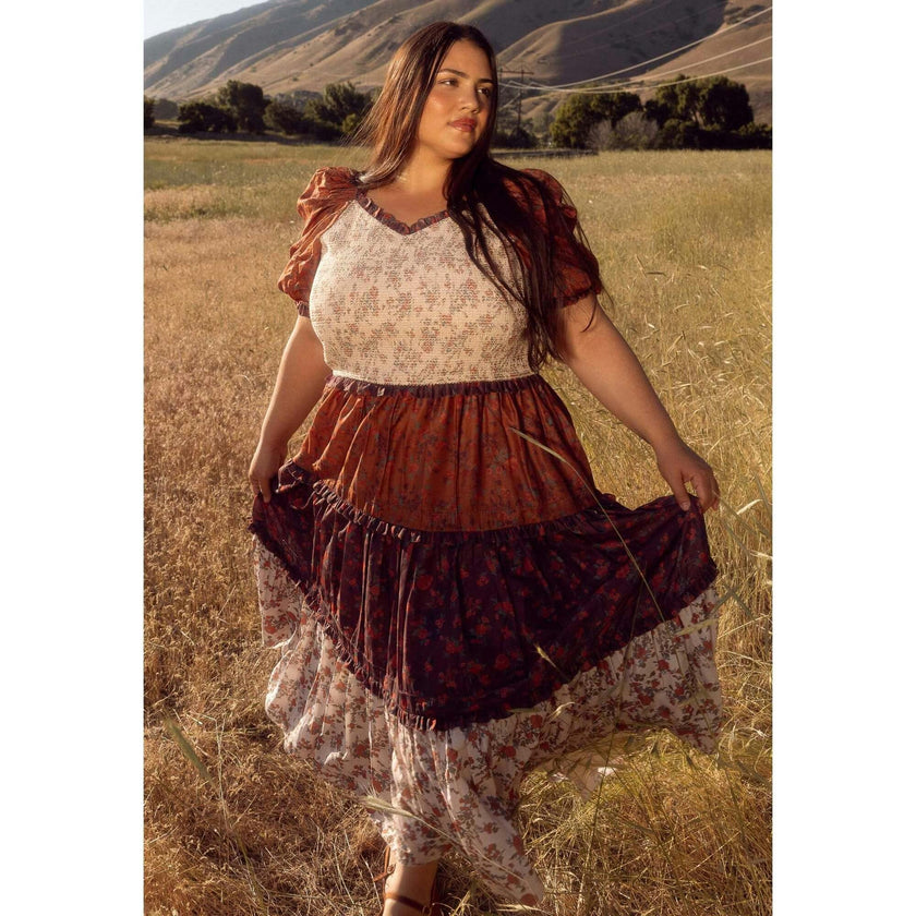 Emily Dress in Fall Floral