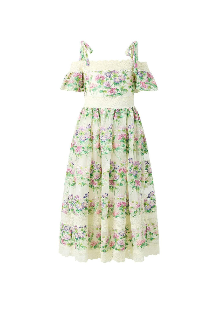 Clementine Embroidered Maxi Dress