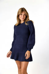 Ellody Knit Skirt Navy