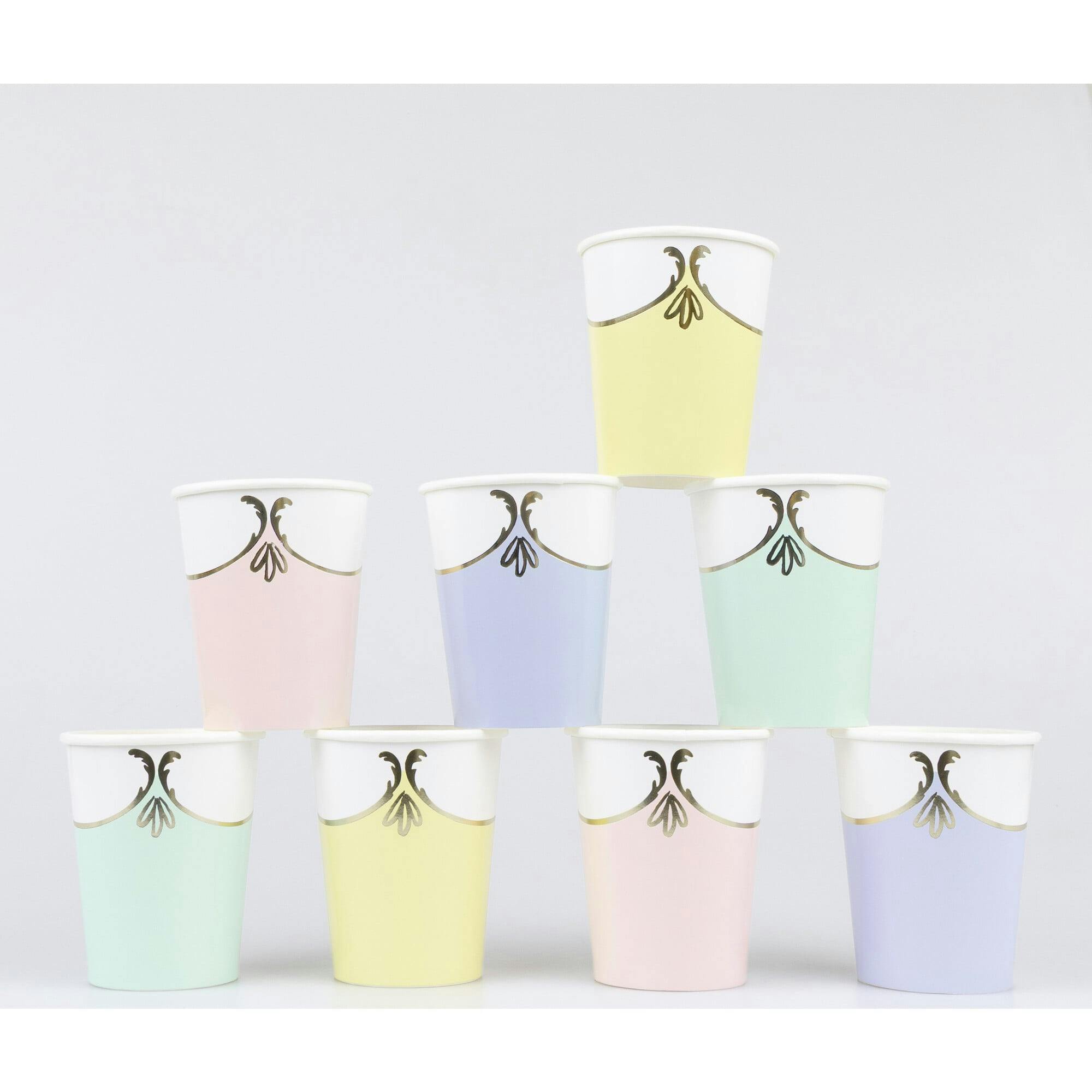 Rococo Pastel Cups