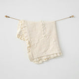 Ecru Knitted Blanket
