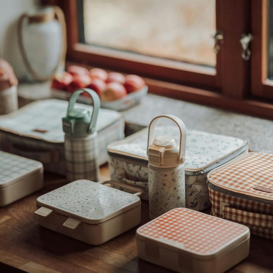 3 Compartment Leakproof Lunchbox | Scandi Floral