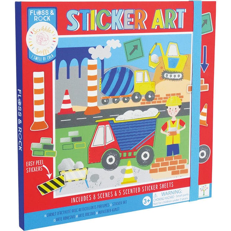 Sticker Art Book - Construction