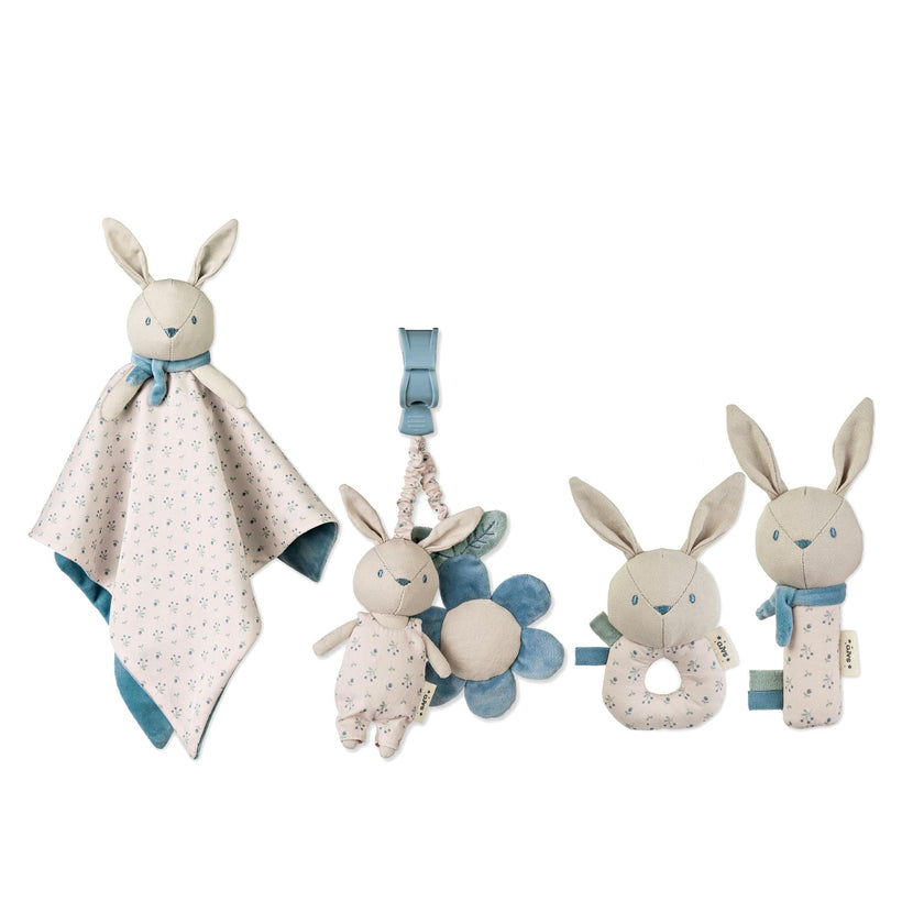 Cotton Bunnie Cozy Beginnings Gift Set Sage- Blue