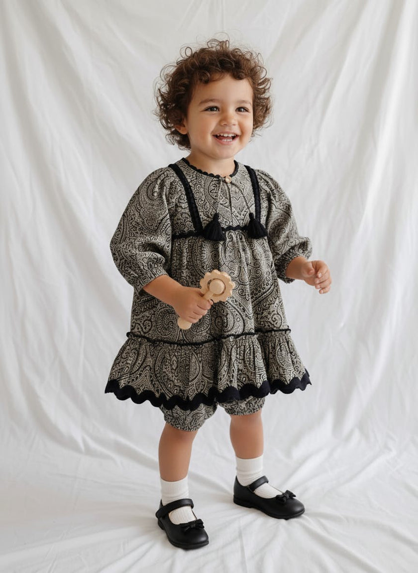 Mary Ankle Length Dress Black
