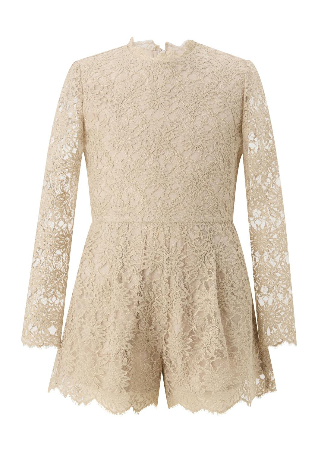 Angelina Lace Romper