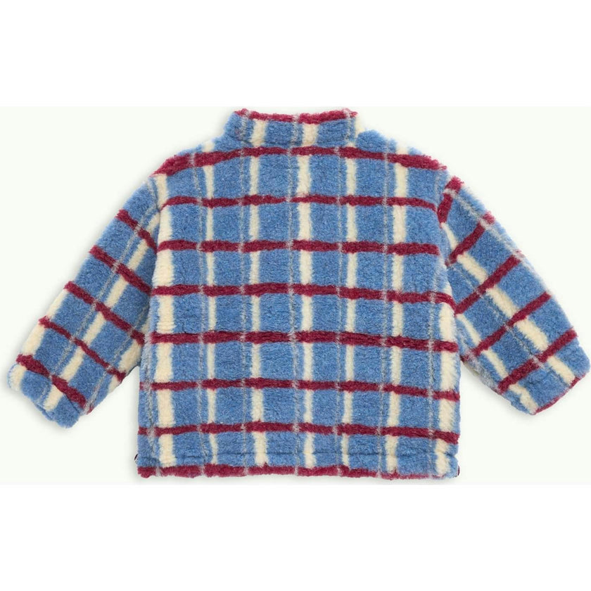 children's merino wool kangaroo jacket - shadow blue
