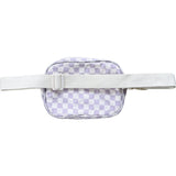 Mini Belt Bag Lavender Cloud Checkered