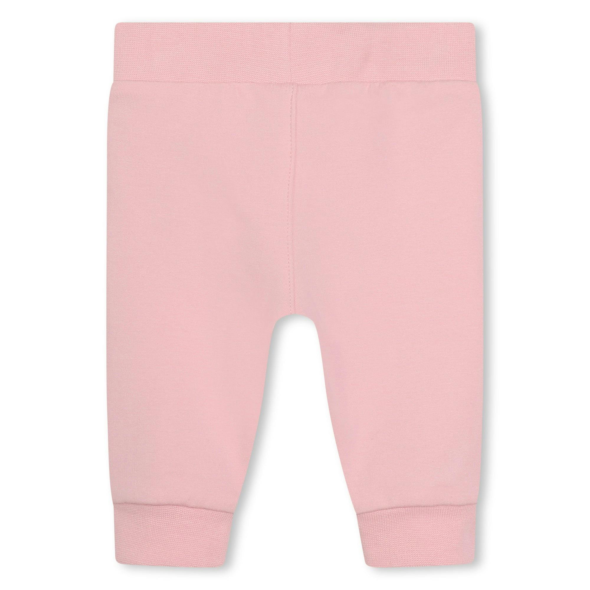 BOSS KIDSWEAR Pink Tracksuit And T-shirt Baby Set