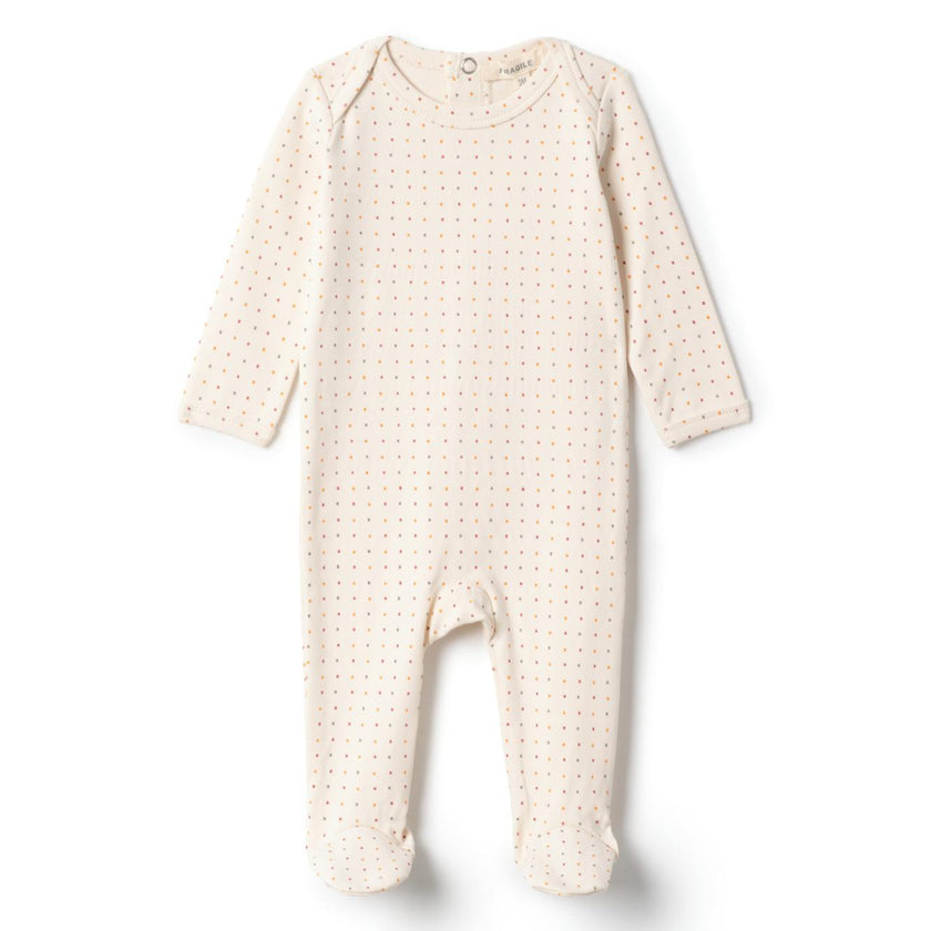 Multi Print Onesie Vanilla