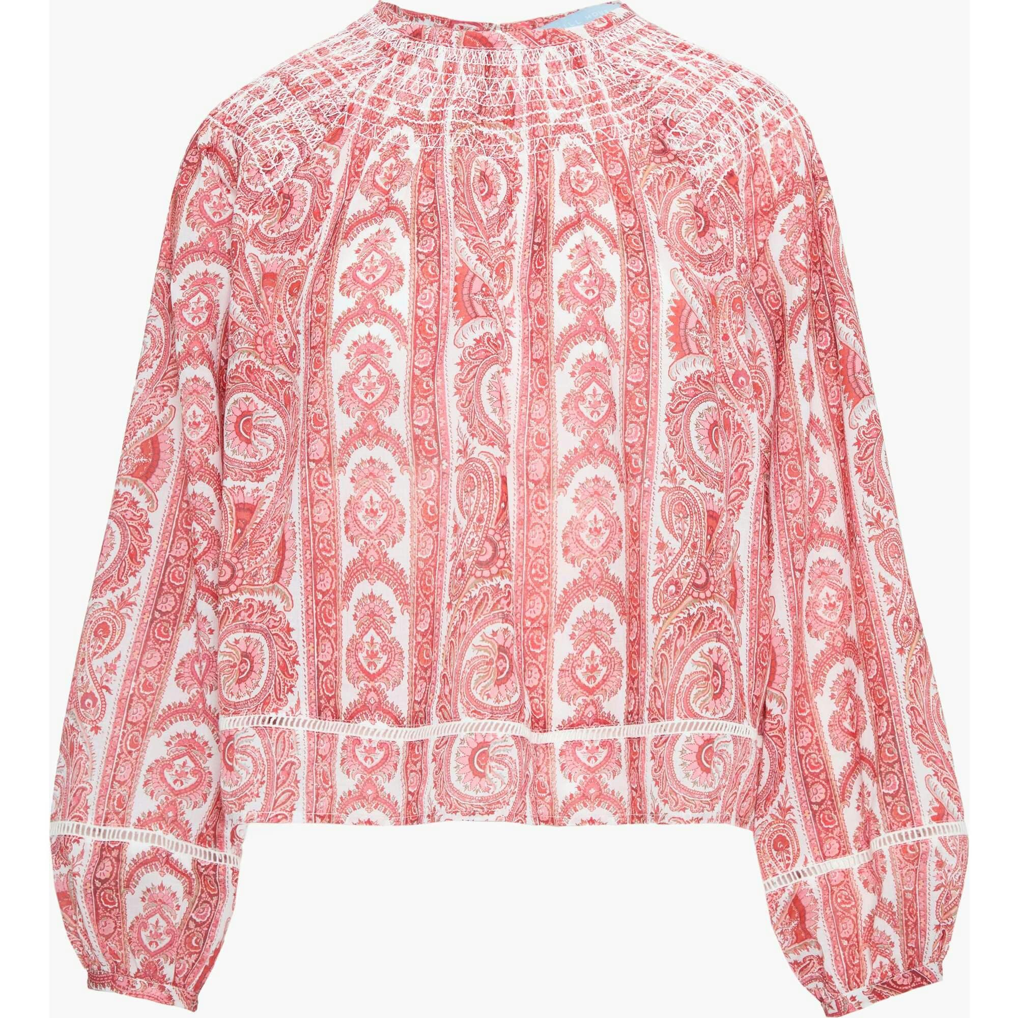 The Skye Top - Coral Corsica Paisley