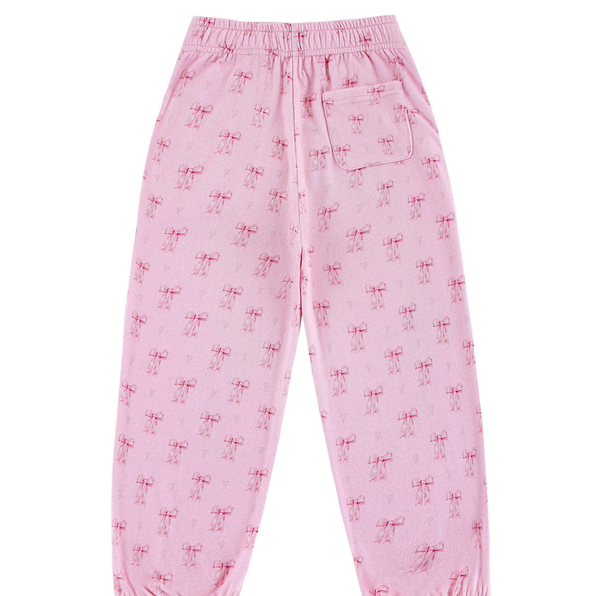 Soft Fleece Jogger, Lovely Bow