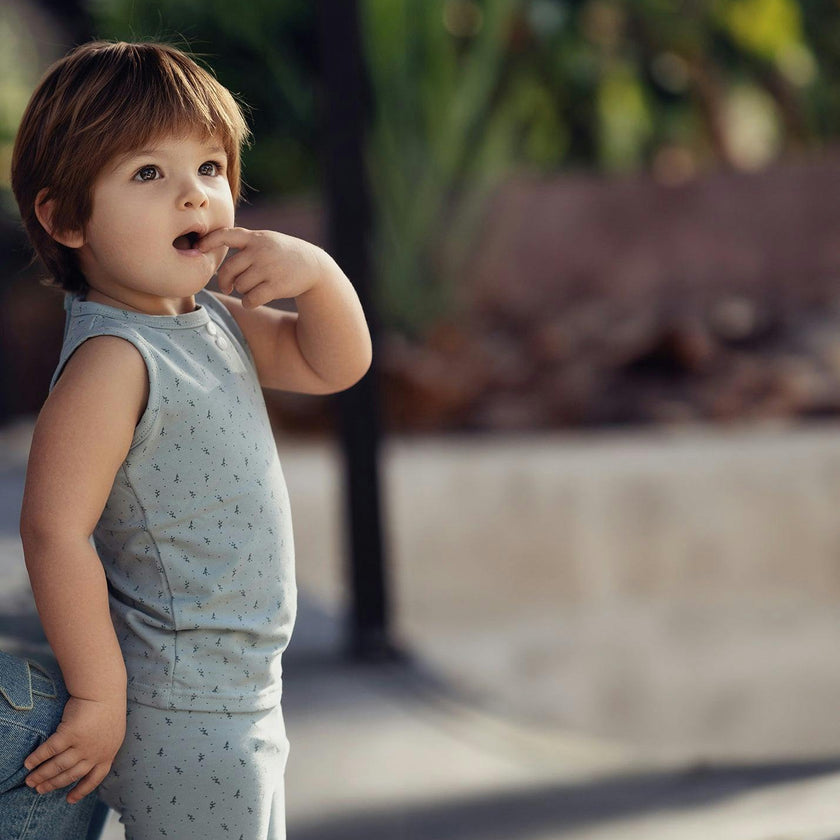 Buttons & Polka Dots 2-Piece Tank & Short Set