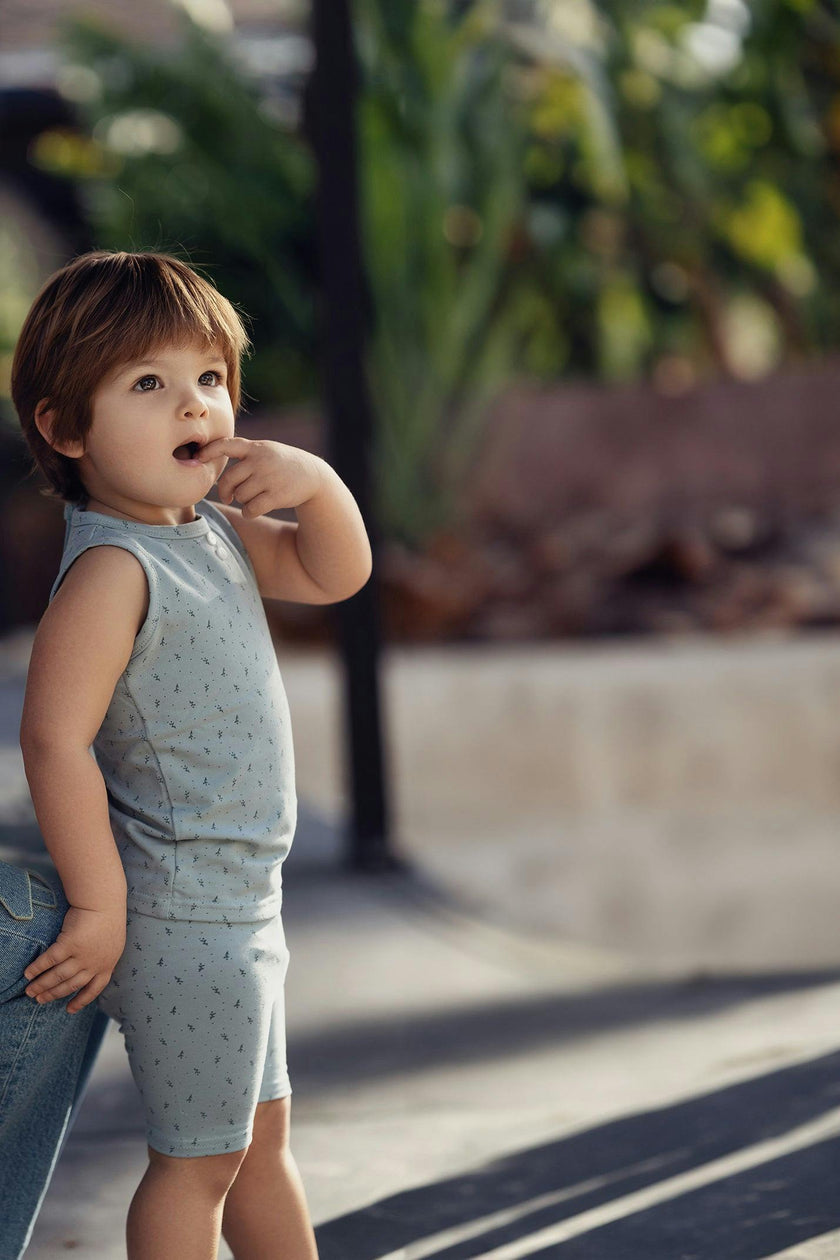 Buttons & Polka Dots 2-Piece Tank & Short Set