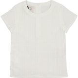 Striped Faux Tab Boys Shirt