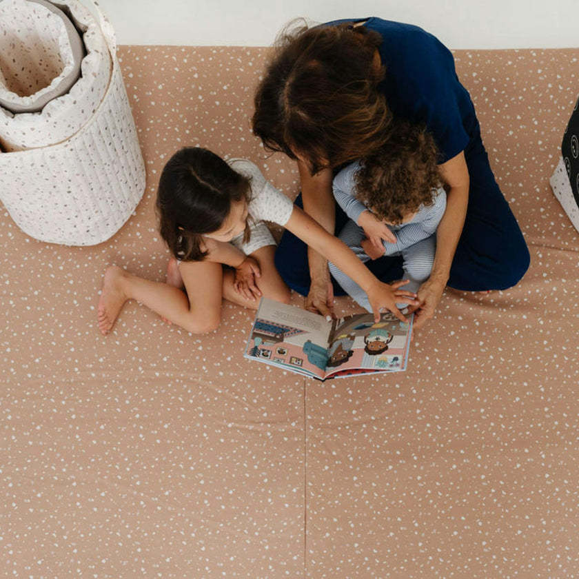 Terrazzo Clay Vegan Leather Mat
