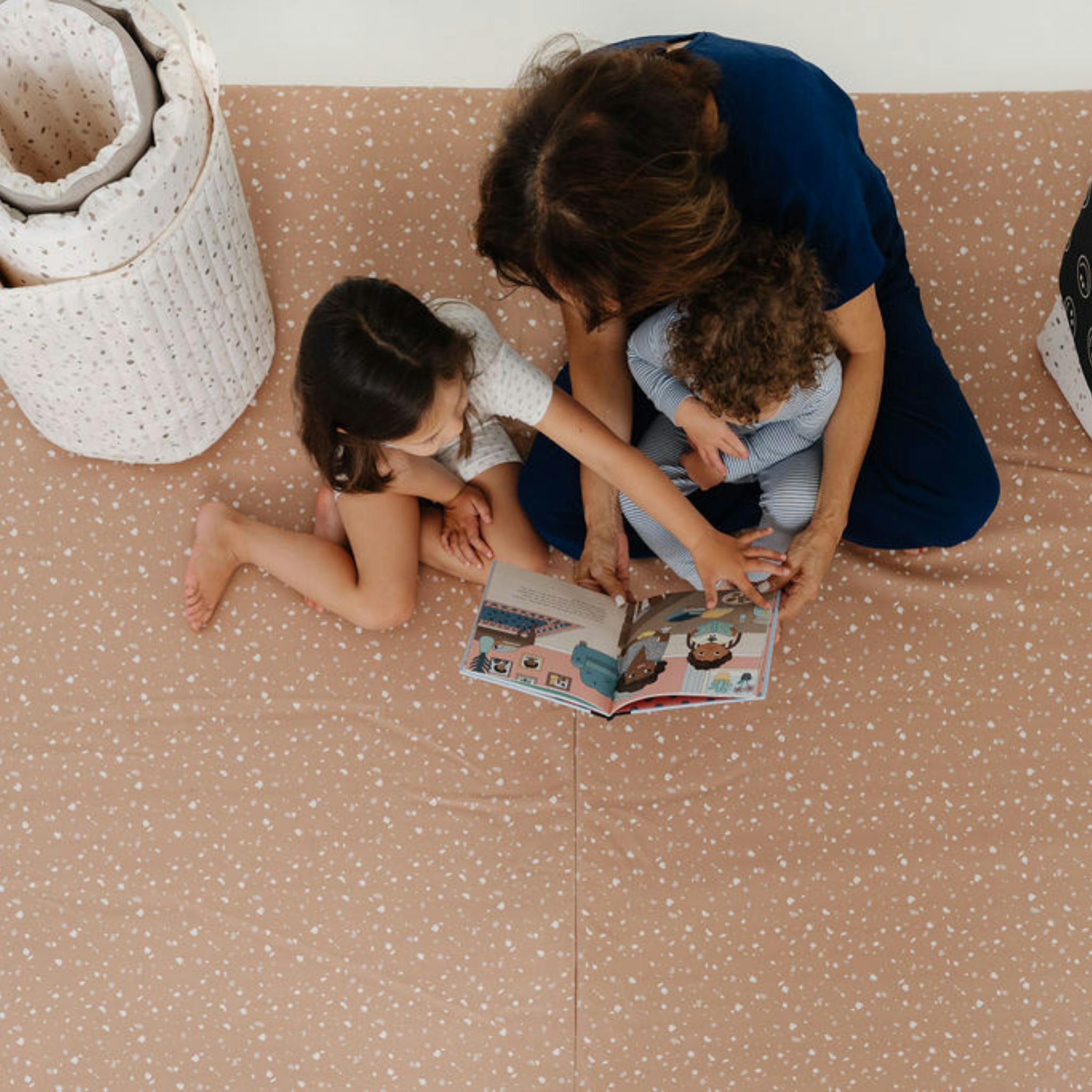 Terrazzo Clay Vegan Leather Mat