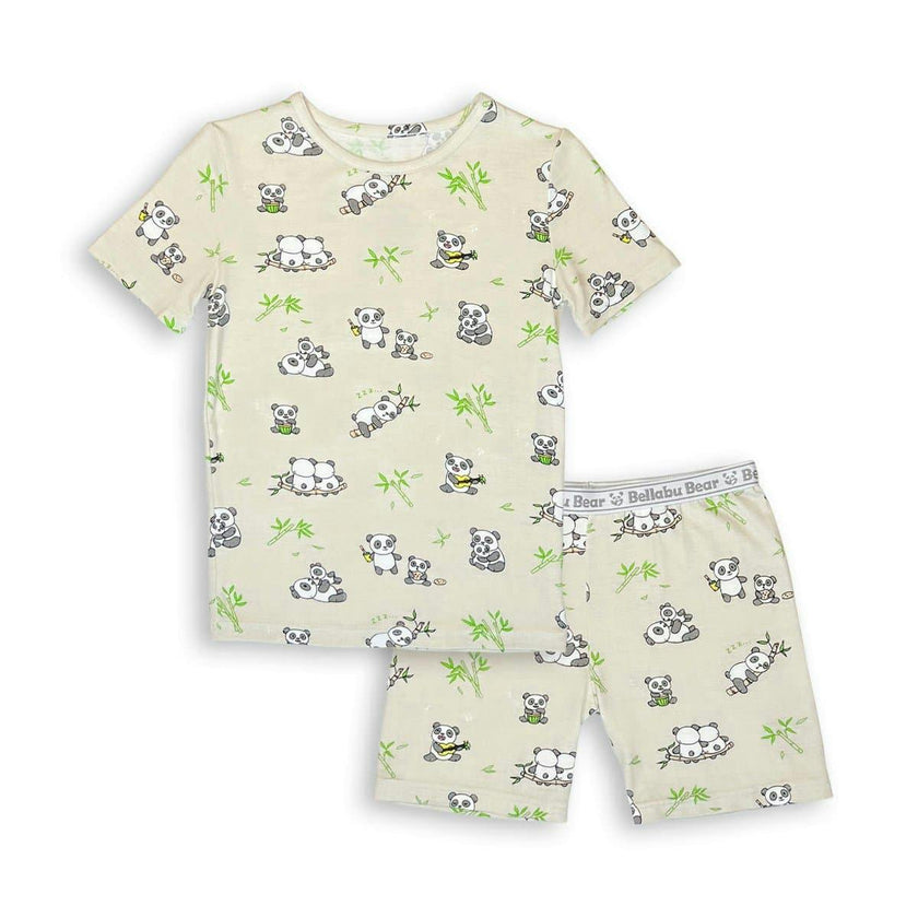 Panda Bamboo Kids Pajama Short Set