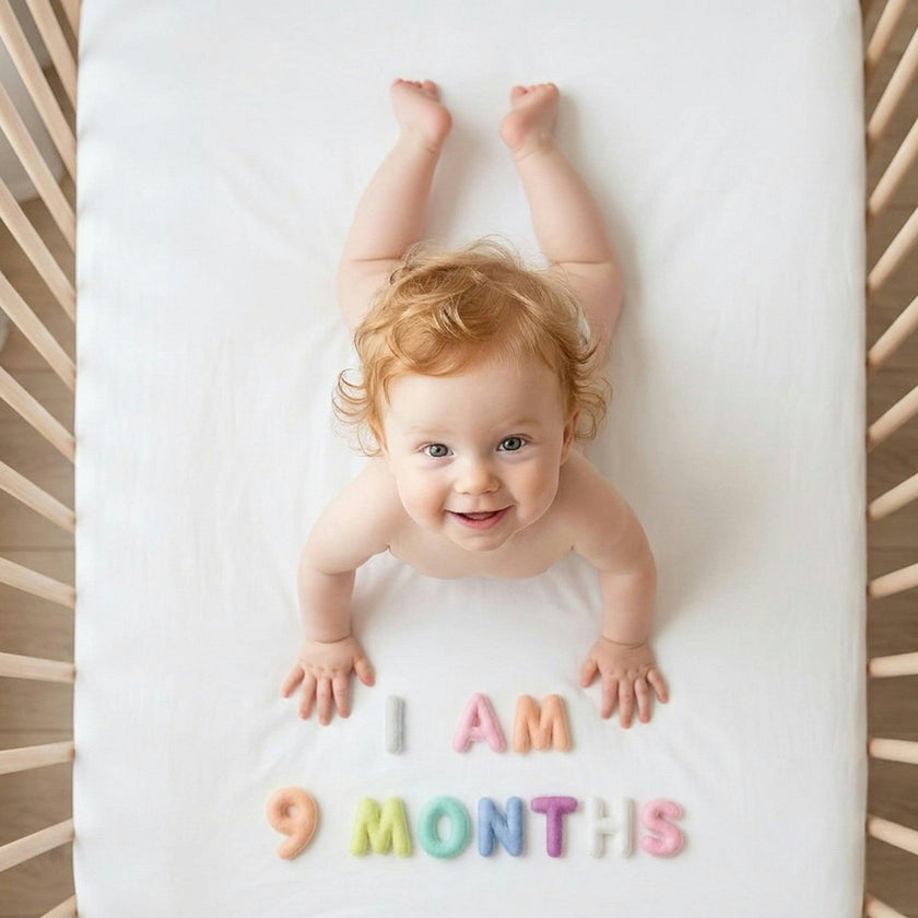 Milestone Felt Numbers in Pastel