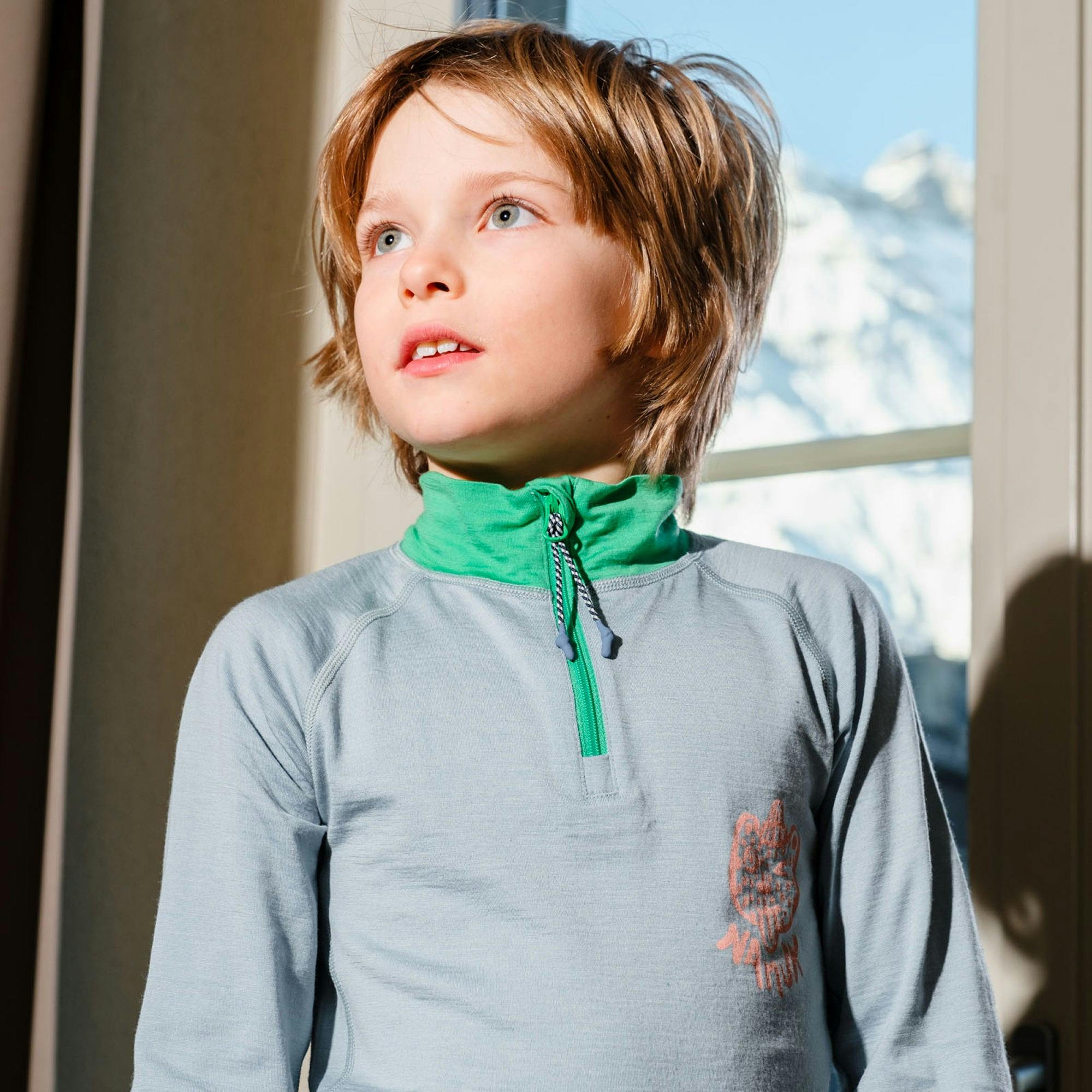 Honu Merino half-zip longsleeve 