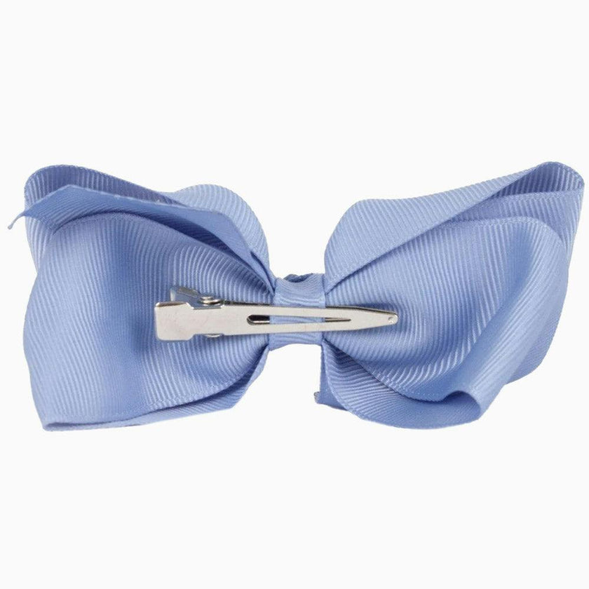 Extra Large Bow Hair Clip in French Blue