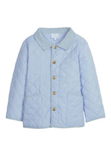 Classic Quilted Jacket - Light Blue