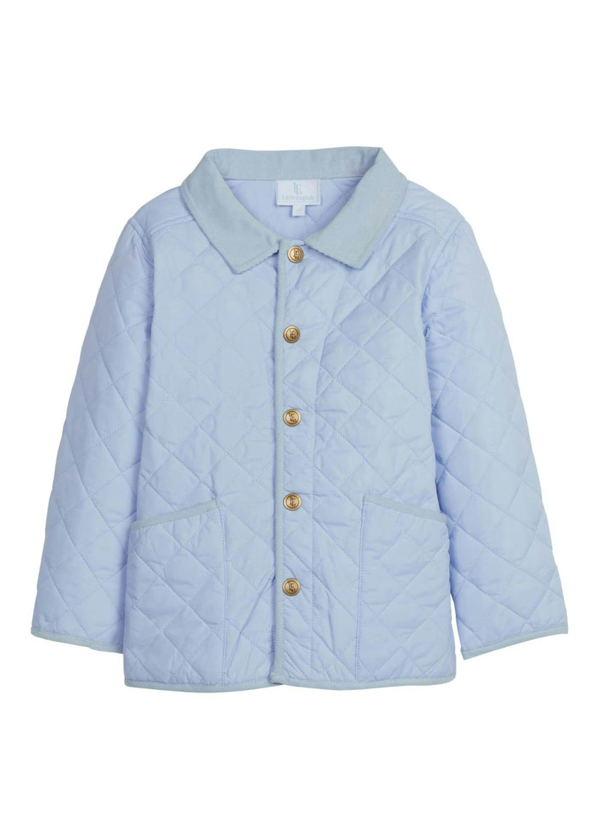 Classic Quilted Jacket - Light Blue