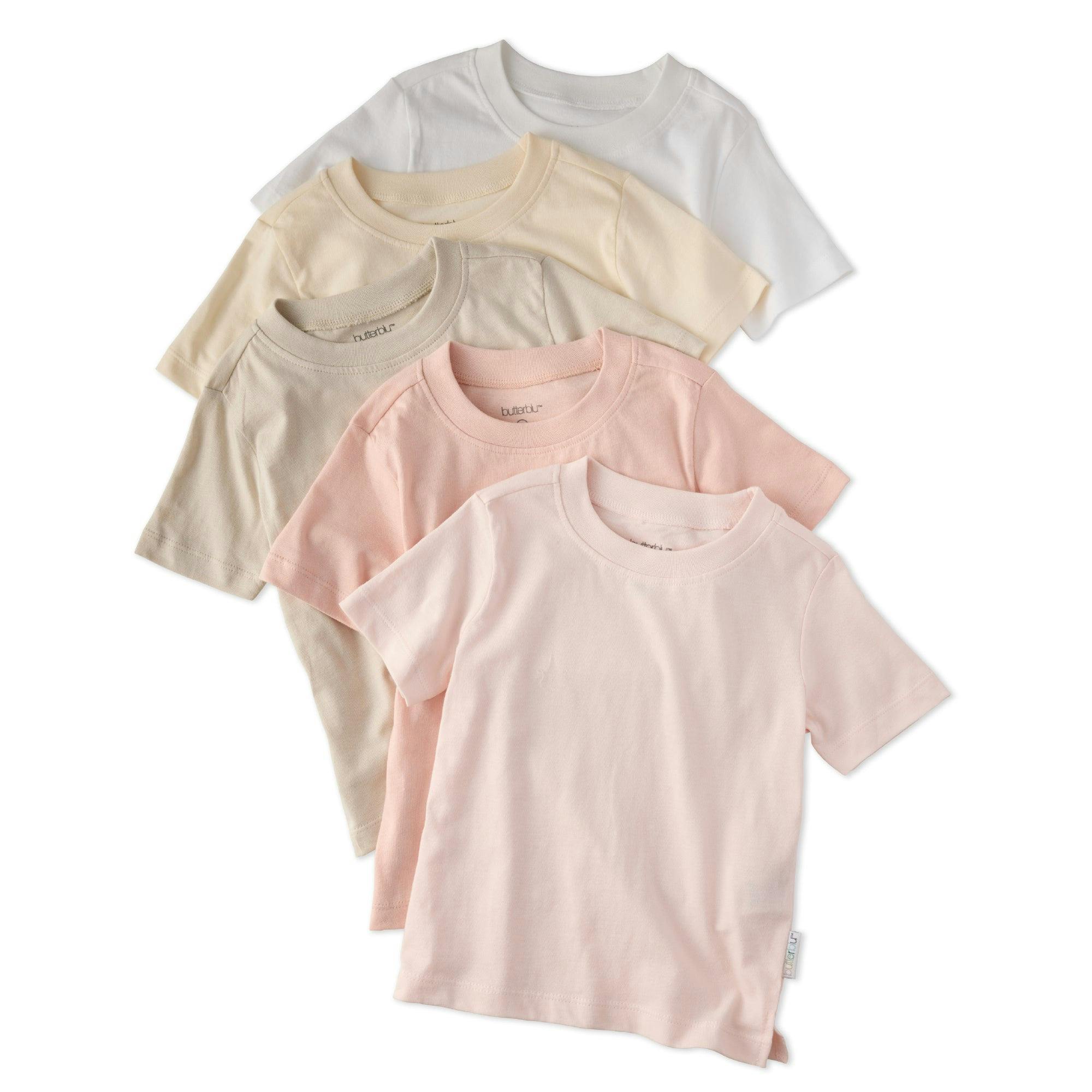 TAYLOR 5-Pack Toddler Short Sleeve T-Shirts