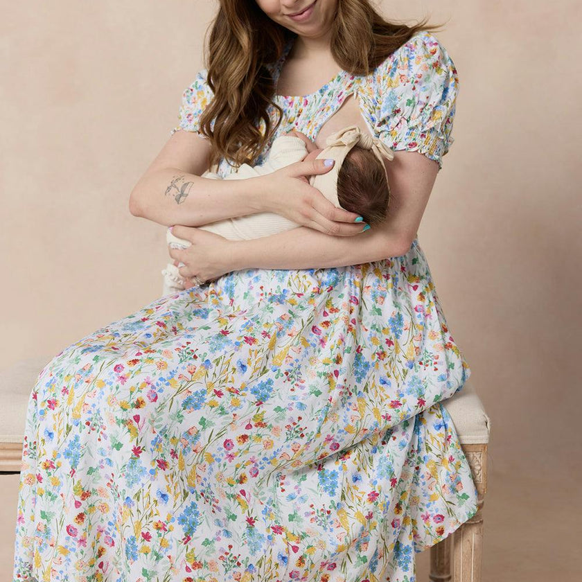 Amelie Dress in Floral Fields