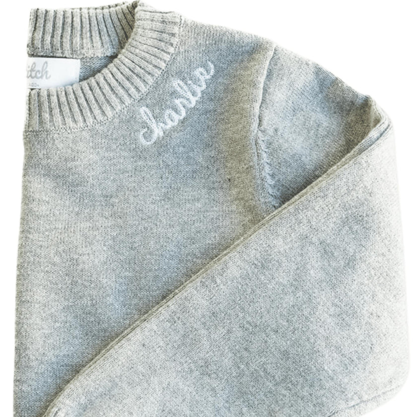 Custom Embroidered Crewneck Sweater