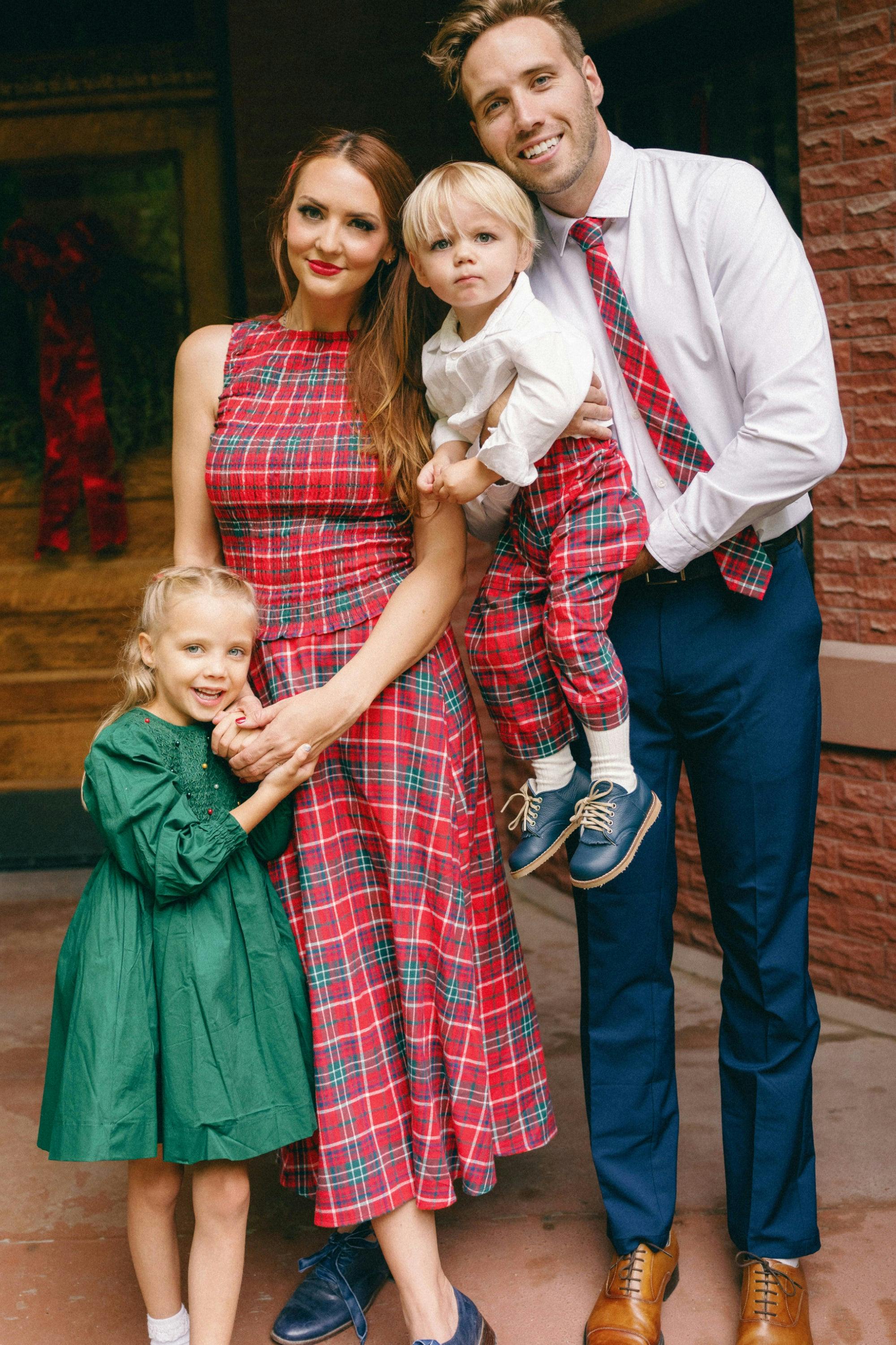 Ana Top in Christmas Cheer Plaid