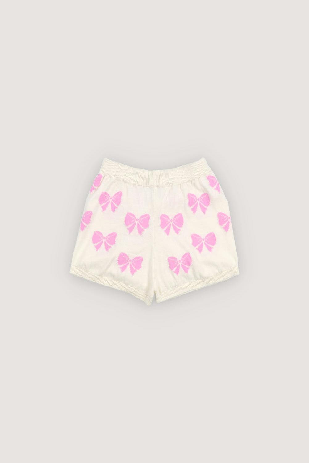 Pinpilin Short Pink Lavander Bow
