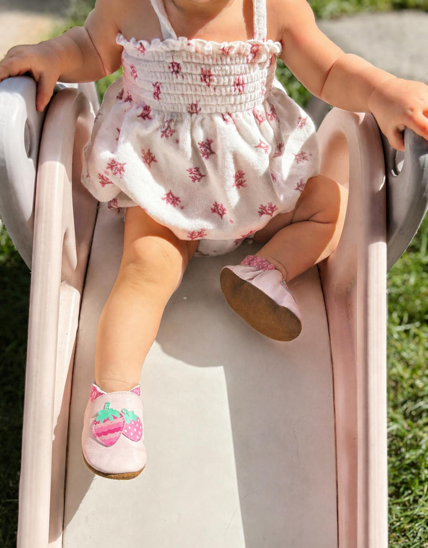 Berry Sweet Soft Soles in Light Pink