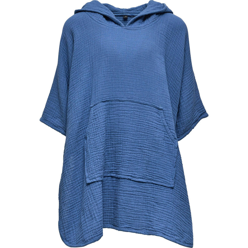 Denim Blue Beach Poncho