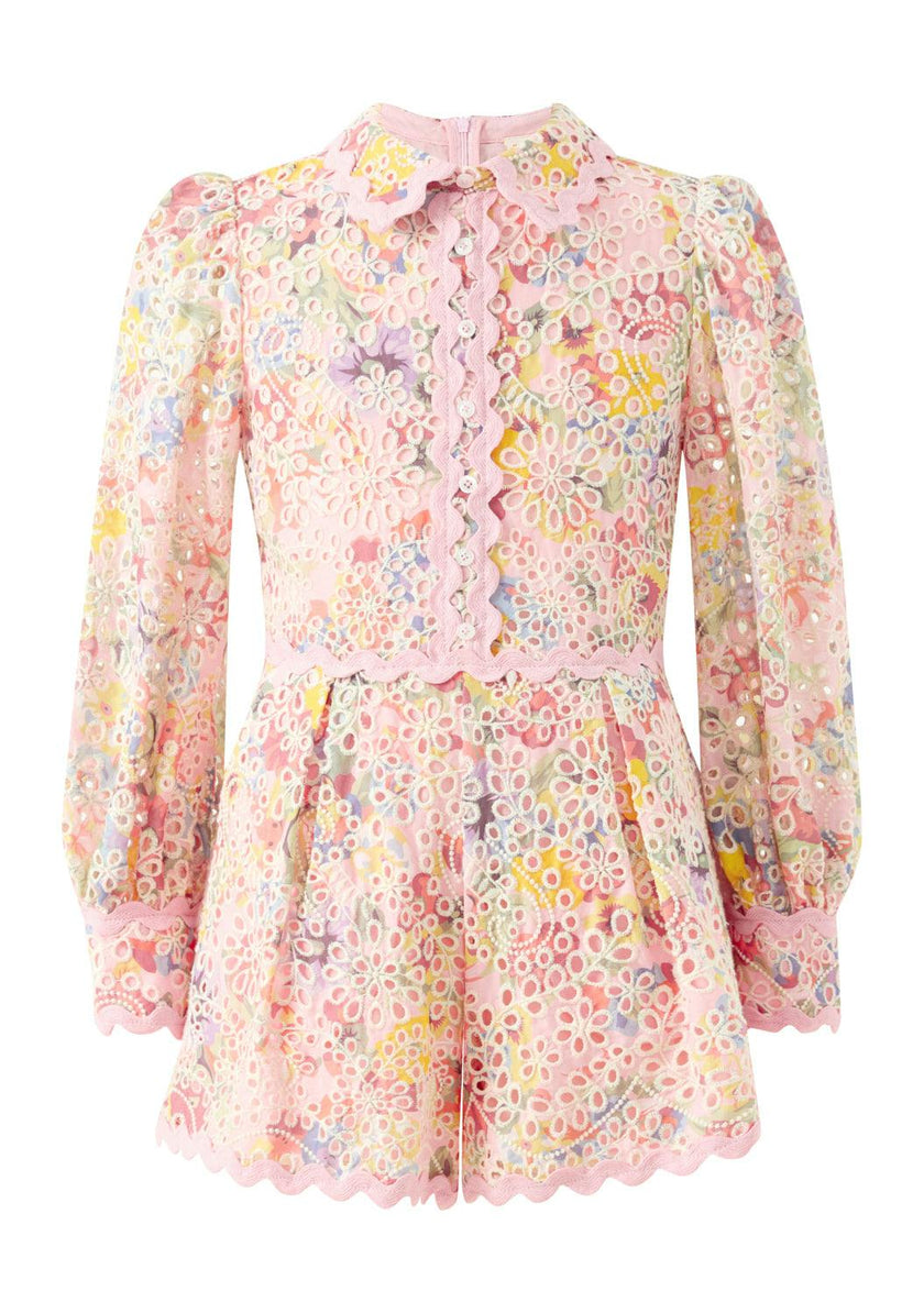Alanna Embroidered Romper