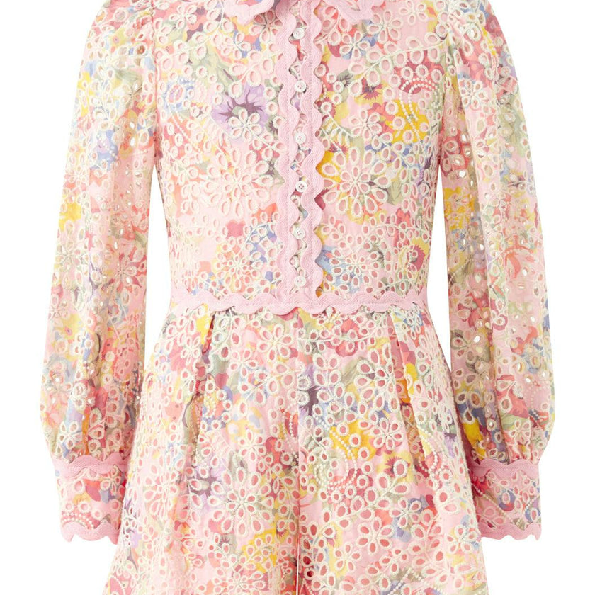 Alanna Embroidered Romper