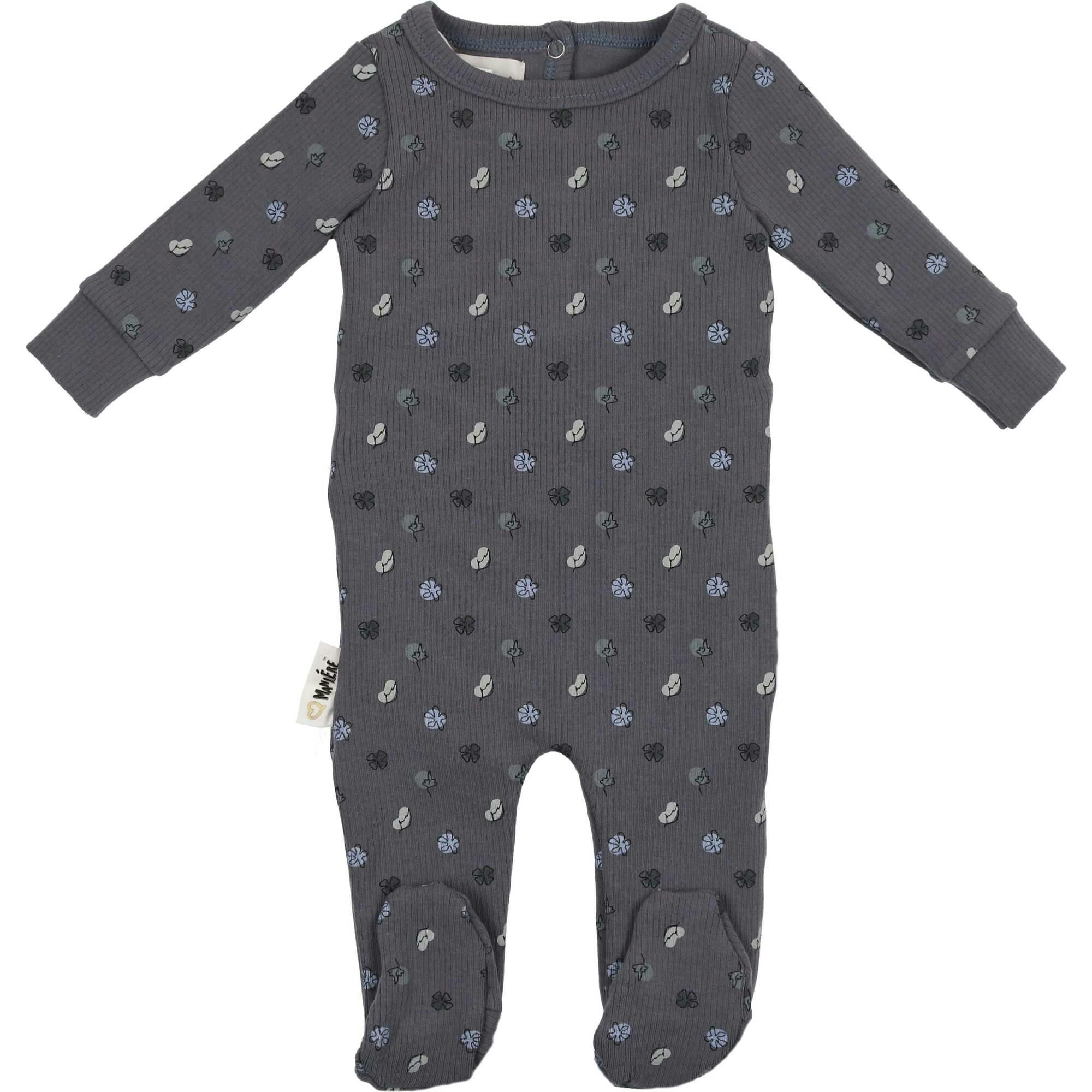 Little Leaves Long Sleeve Footie