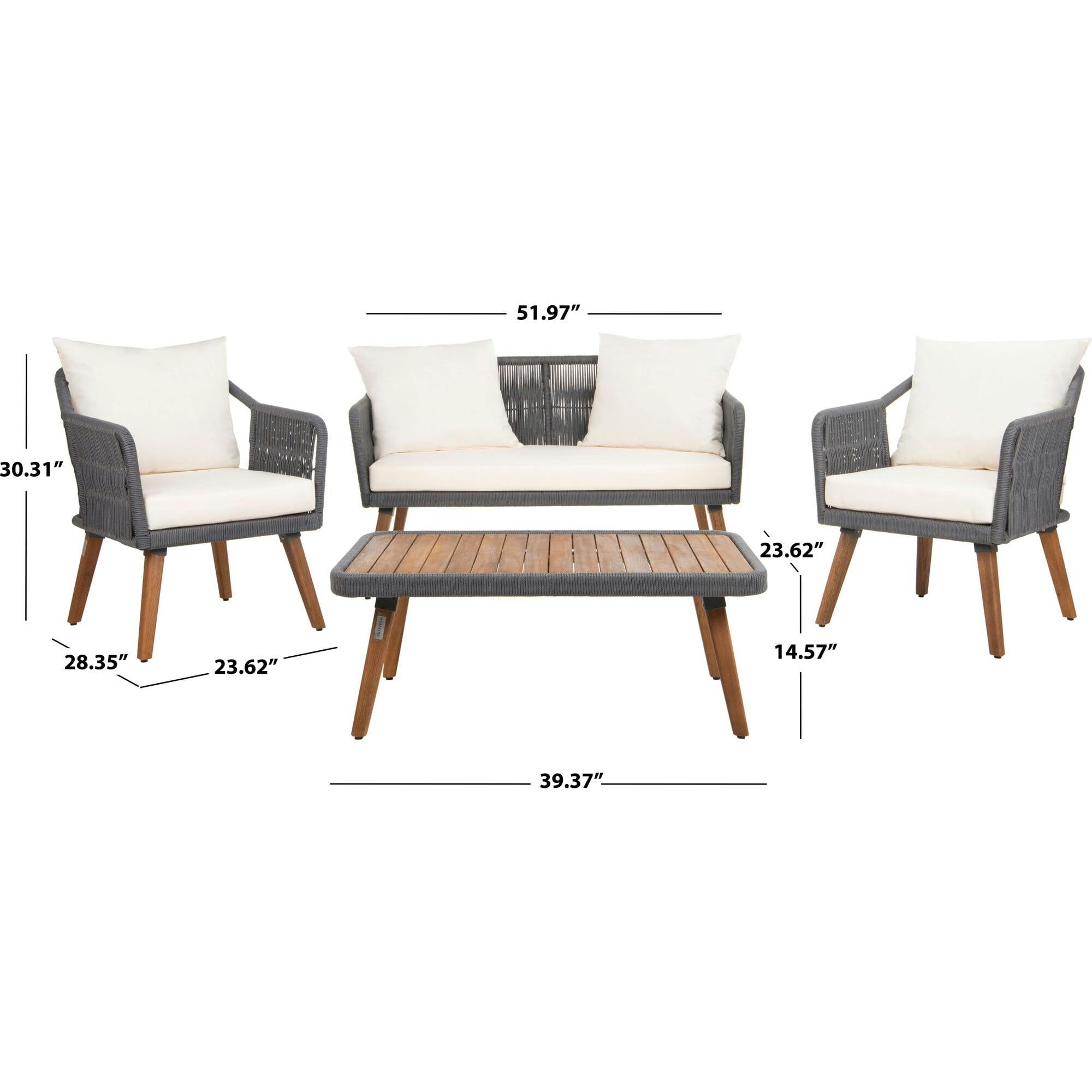 Raldin Rope 4-Piece Outdoor Living Set