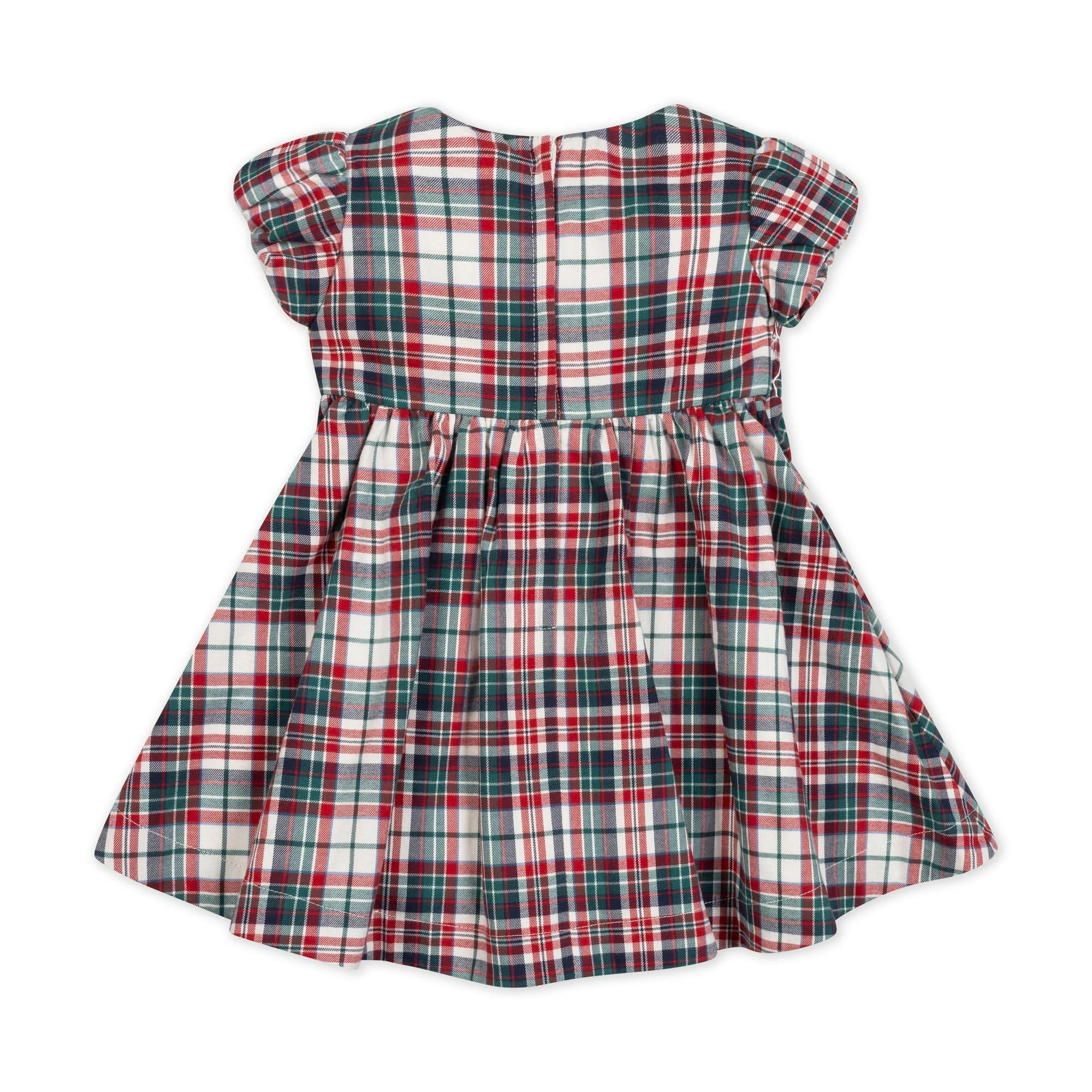 Organic Smocked Puff Sleeve Dress