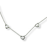 Vintage Tiffany & Co.Triple Open Heart Necklace