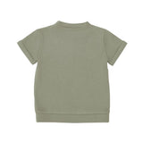 Jarne T-shirt | Bear | Dusty Green