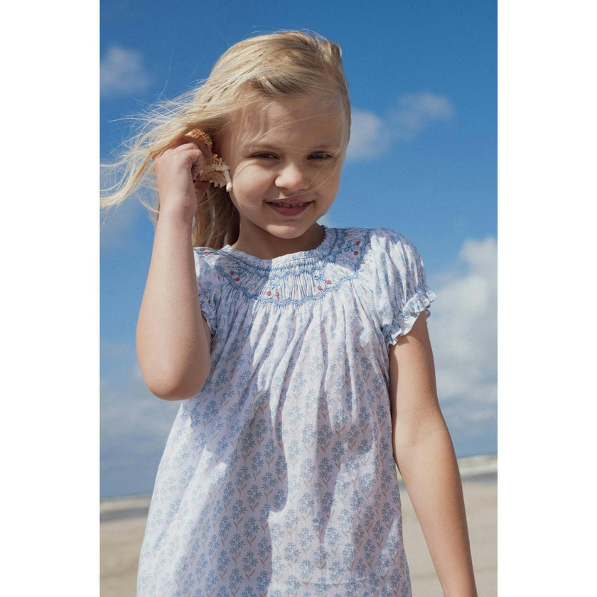 Dress Cherry Hand-Smocked Primrose, Florals
