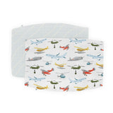 Cotton Muslin Pillowcase 2 Pack - Air Show