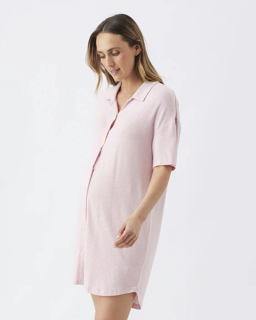 Dreamy Night Shirt Dusty Pink