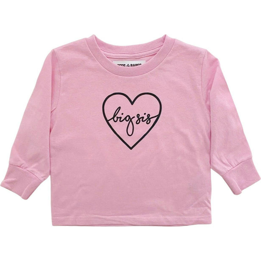 Big Sis Long Sleeve T-Shirt, White