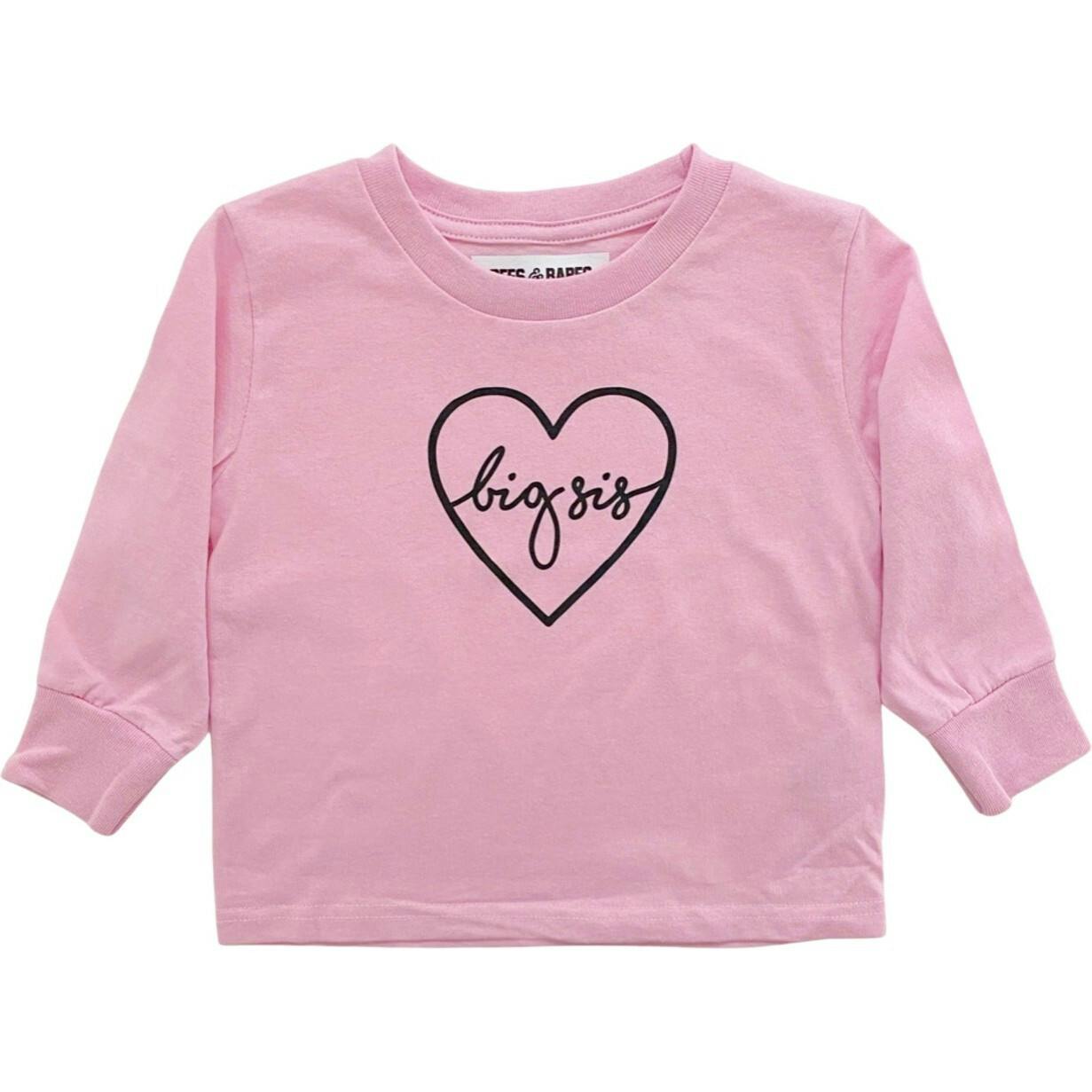 Big Sis Long Sleeve T-Shirt, White